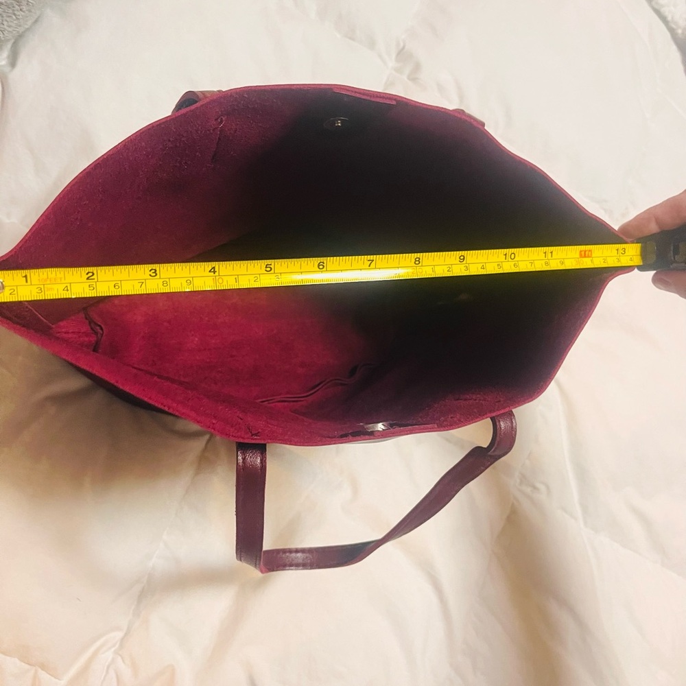 Source Unknown Burgundy Tote Bag - Picture 5 of 7